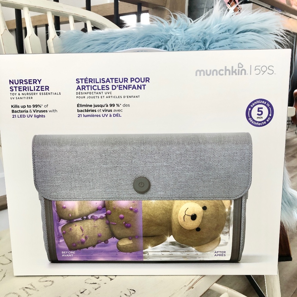 Munchkin,‎ 59S UV, Nursery, Sterilizer, NEW In Box, SEALED
